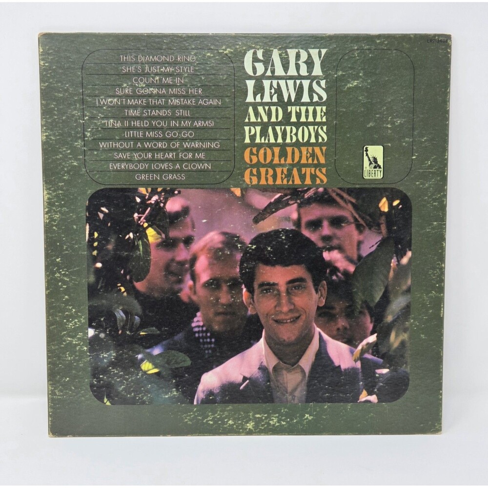 Gary Lewis & The Playboys Golden Greats LP Liberty‎ LRP-3468 Mono Gatefold